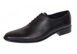 Pantofi barbati office eleganti negri din piele naturala GKR35NPF